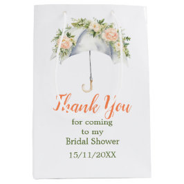 Bolsa De Regalo Mediana Despedida de soltera con sombrilla floral