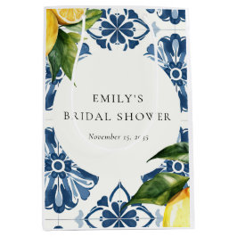 Bolsa De Regalo Mediana Despedida de soltera italiana Positano de limón cí