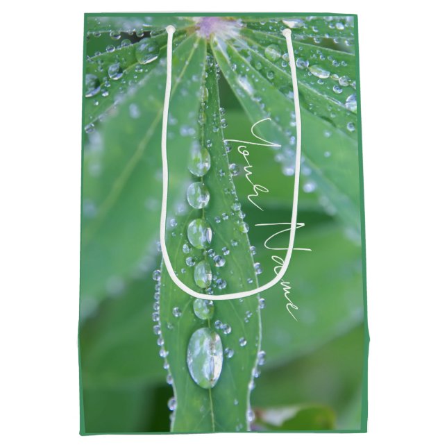 Bolsa De Regalo Mediana Dewdrop (Reverso)
