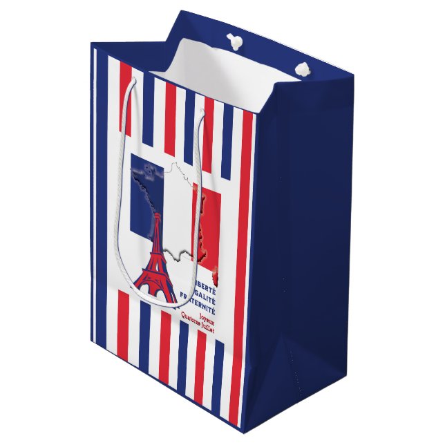 Bolsa De Regalo Mediana DÍA BASAL Patriótico (Angulo Anverso)