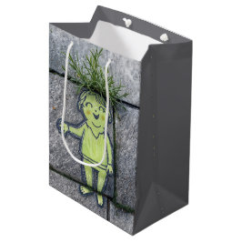 Bolsa De Regalo Mediana Día de cumpleaños Chalk Doodle Street Arte de una