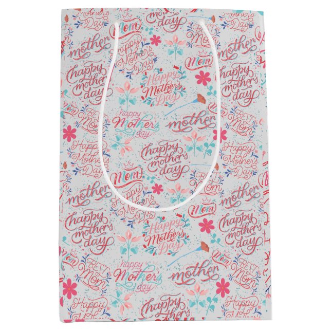 Bolsa De Regalo Mediana Día de la Madre BG 01 Offwhite BG (Anverso)