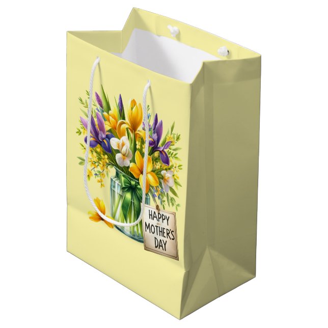 Bolsa De Regalo Mediana Día de las Madres  (Angulo Anverso)