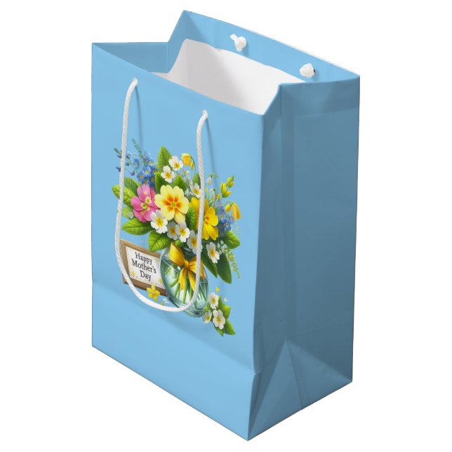 Bolsa De Regalo Mediana Día de las Madres  (Angulo Anverso)