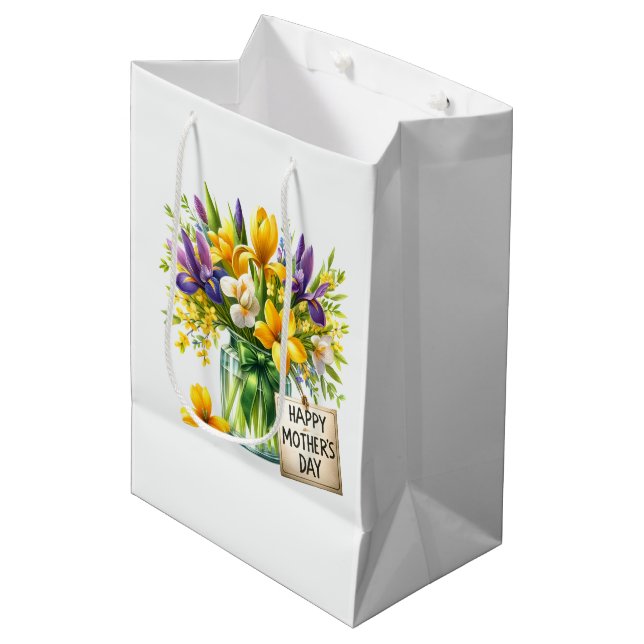 Bolsa De Regalo Mediana Día de las Madres  (Angulo Anverso)