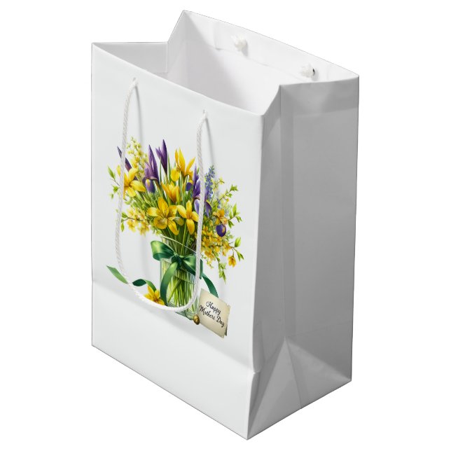 Bolsa De Regalo Mediana Día de las Madres  (Angulo Anverso)