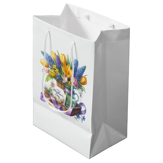 Bolsa De Regalo Mediana Día de las Madres  (Angulo Anverso)