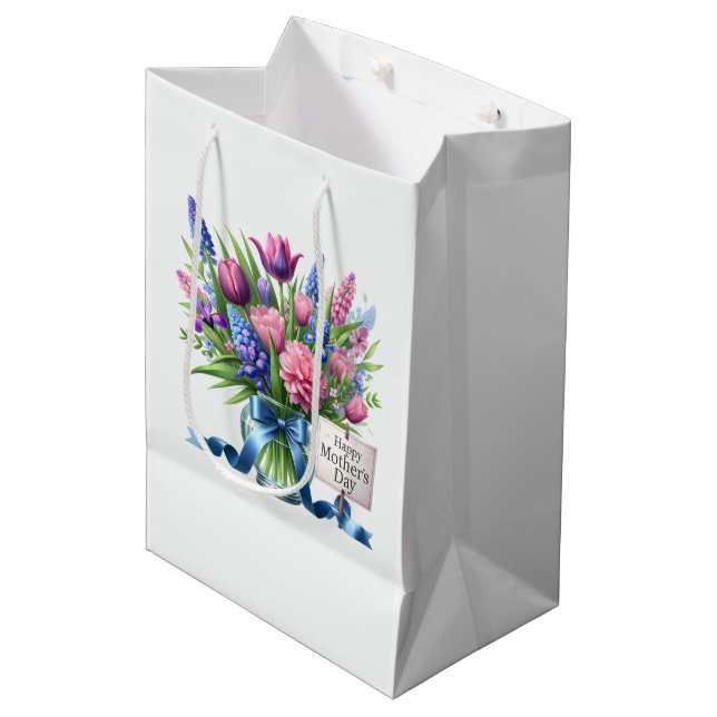 Bolsa De Regalo Mediana Día de las Madres  (Angulo Anverso)