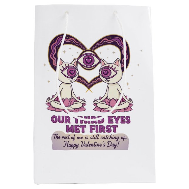 Bolsa De Regalo Mediana Día de San Valentín espiritual (Anverso)