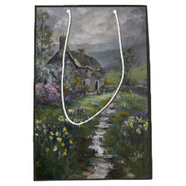 Bolsa De Regalo Mediana "Día de Sopa - Un Cottage Inglés"