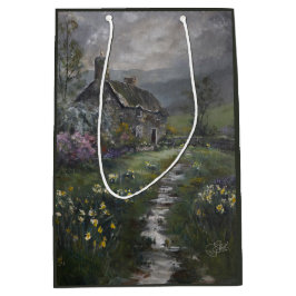 Bolsa De Regalo Mediana "Día de Sopa - Un Cottage Inglés"