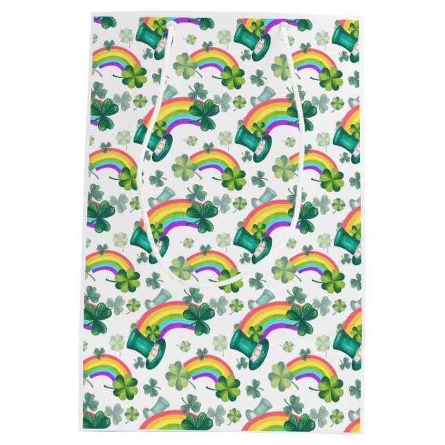 Bolsa De Regalo Mediana Día del St Patricks (Reverso)