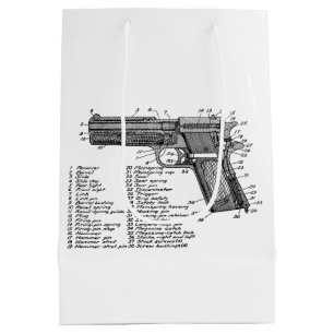 Bolsa De Regalo Mediana Diagrama V2 del arma