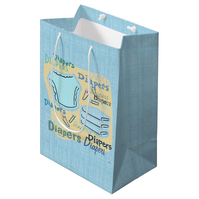 Bolsa De Regalo Mediana Diaper (Angulo Anverso)