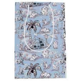 Bolsa De Regalo Mediana Dibujo de líneas de colores