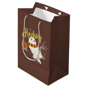 Bolsa De Regalo Mediana Dibujo del bosque caprichoso de Hedwig