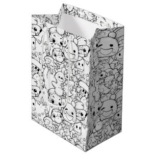 Bolsa De Regalo Mediana Dibujos Kawaii Adorables (1)