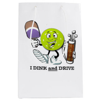 Bolsa De Regalo Mediana Dink y Drive 2 (pickleball/golf)