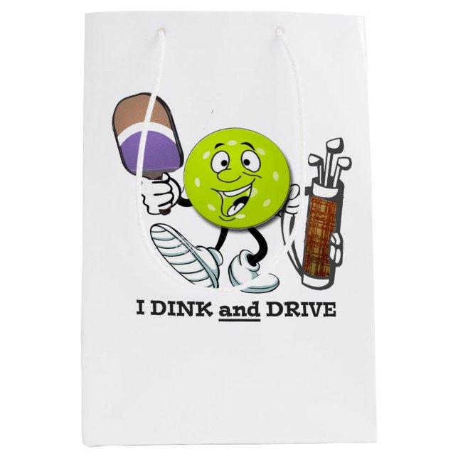 Bolsa De Regalo Mediana Dink y Drive 2 (pickleball/golf) (Anverso)