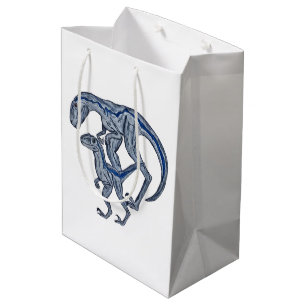 Bolsa De Regalo Mediana Dinosaurio raptor infante recién nacido niño niña