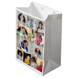 Bolsa De Regalo Mediana Diseñar su propio Collage de fotos 11