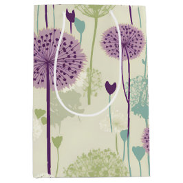 Bolsa De Regalo Mediana Diseño Dandelion de verano