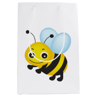 Bolsa De Regalo Mediana Diseño de abejas de corte