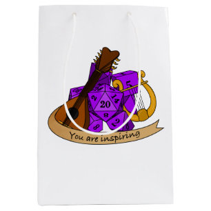 Bolsa De Regalo Mediana Diseño de Bard Dice