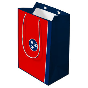 Bolsa De Regalo Mediana Diseño de la bandera del estado de Tennessee