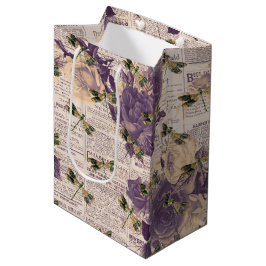 Bolsa De Regalo Mediana Diseño de la serie Dragonflies 6