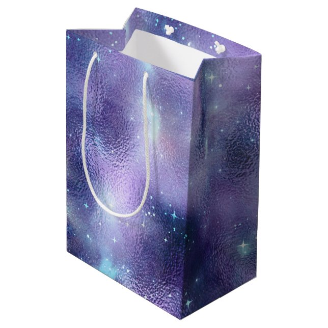 Bolsa De Regalo Mediana Diseño de la serie Galaxy 2 (Angulo reverso)