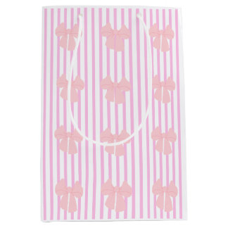 Bolsa De Regalo Mediana diseño de lazo rosa