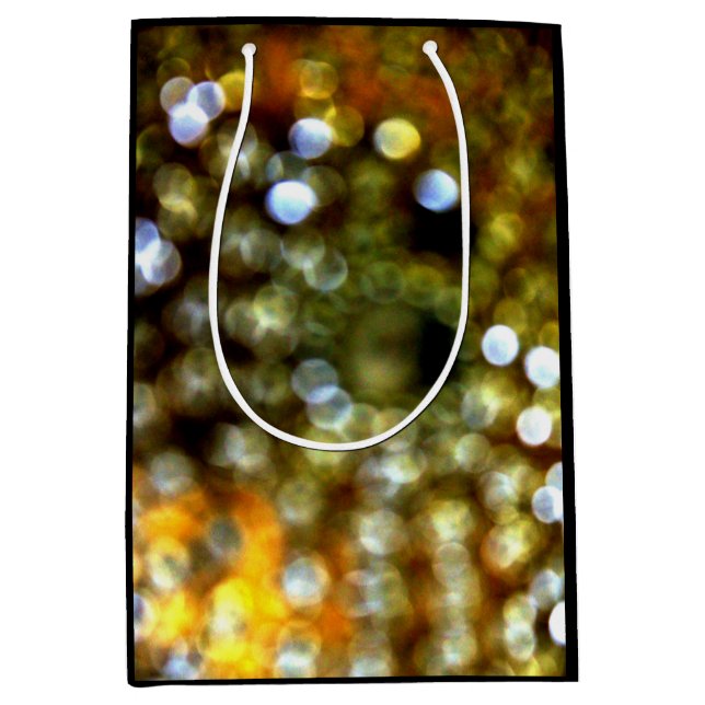 Bolsa De Regalo Mediana Diseño de oro (Anverso)