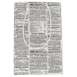 Bolsa De Regalo Mediana Diseño de periódicos antiguos