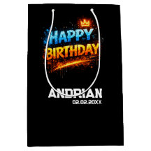 Diseño de Salpicadura de Cumpleaños Feliz (Persona