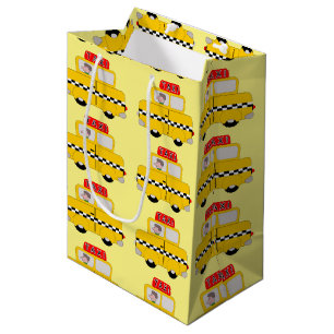 Bolsa De Regalo Mediana Diseño de taxis