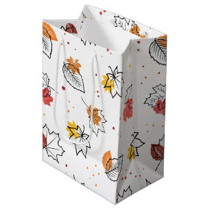 Bolsa De Regalo Mediana Diseño estacional de salto otoñal en línea