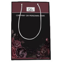 Diseño floral de rosa negra romántica oscura elega