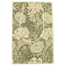 Bolsa De Regalo Mediana Diseño floral verde de Wm Morris