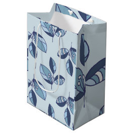 Bolsa De Regalo Mediana Ditsy Snowflake pattern backgrounds textures