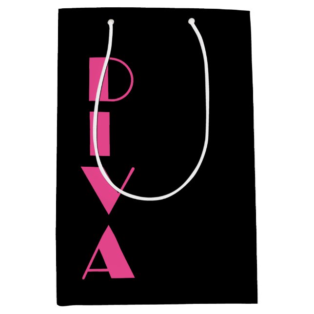 BOLSA DE REGALO MEDIANA "DIVA" (Anverso)