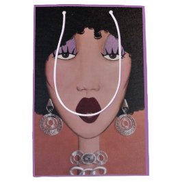 Bolsa De Regalo Mediana "Diva de belleza negra"