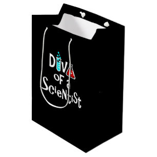 Bolsa De Regalo Mediana "DIVA de un científico"