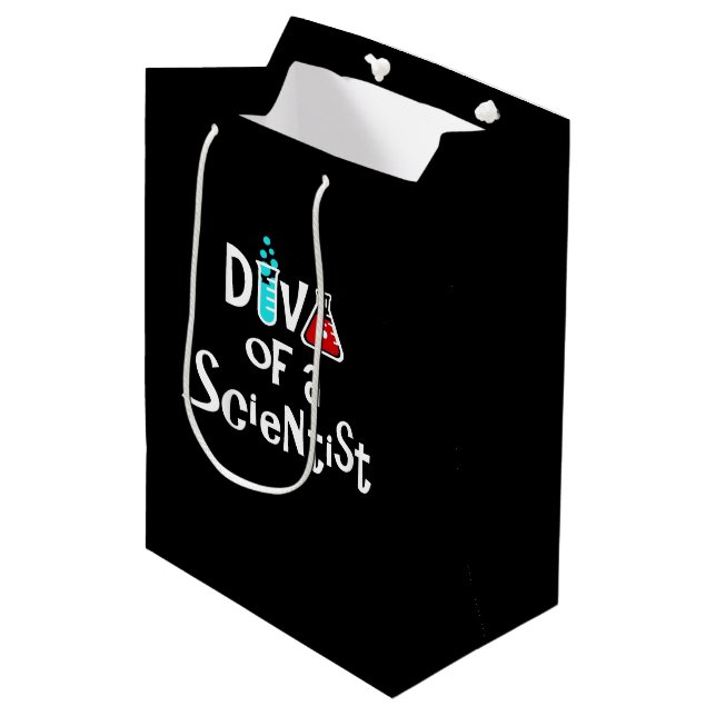 Bolsa De Regalo Mediana "DIVA de un científico" (Angulo Anverso)