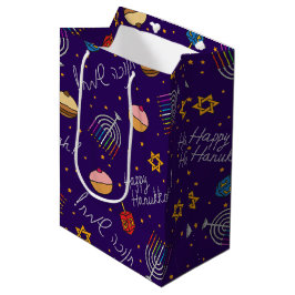 Bolsa De Regalo Mediana Diversión de Janucá  