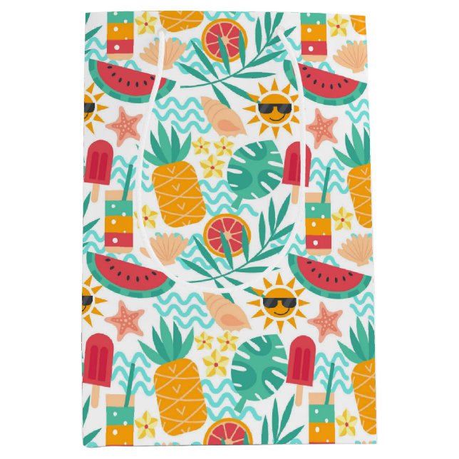 Bolsa De Regalo Mediana Diversión de verano (Anverso)