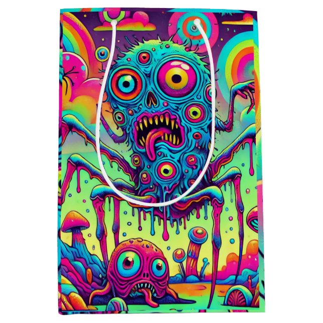 Bolsa De Regalo Mediana Diversión insensata del Psicodelador (Anverso)