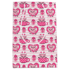 Bolsa De Regalo Mediana Divertido pig Love Pun