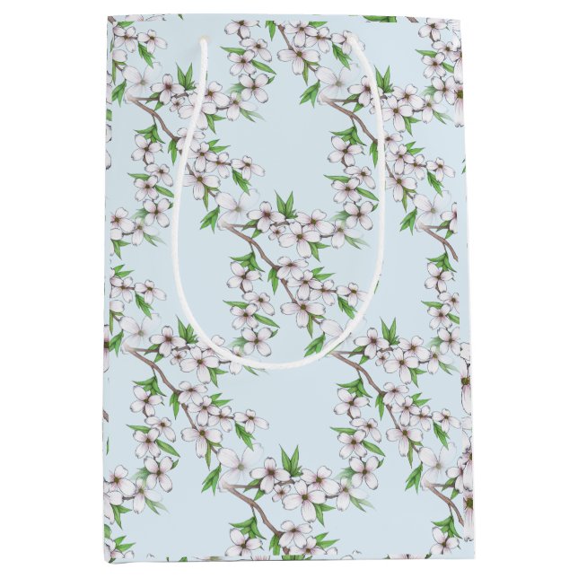 Bolsa De Regalo Mediana Dogwood (Anverso)