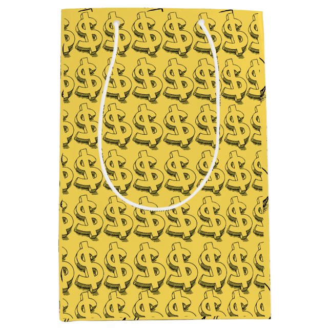 Bolsa De Regalo Mediana dólar de oro (Anverso)